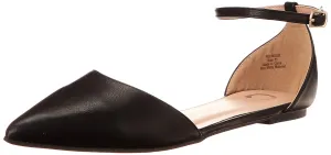 Journee Collection Women's REBA Ballet Flat, Black, 8.5