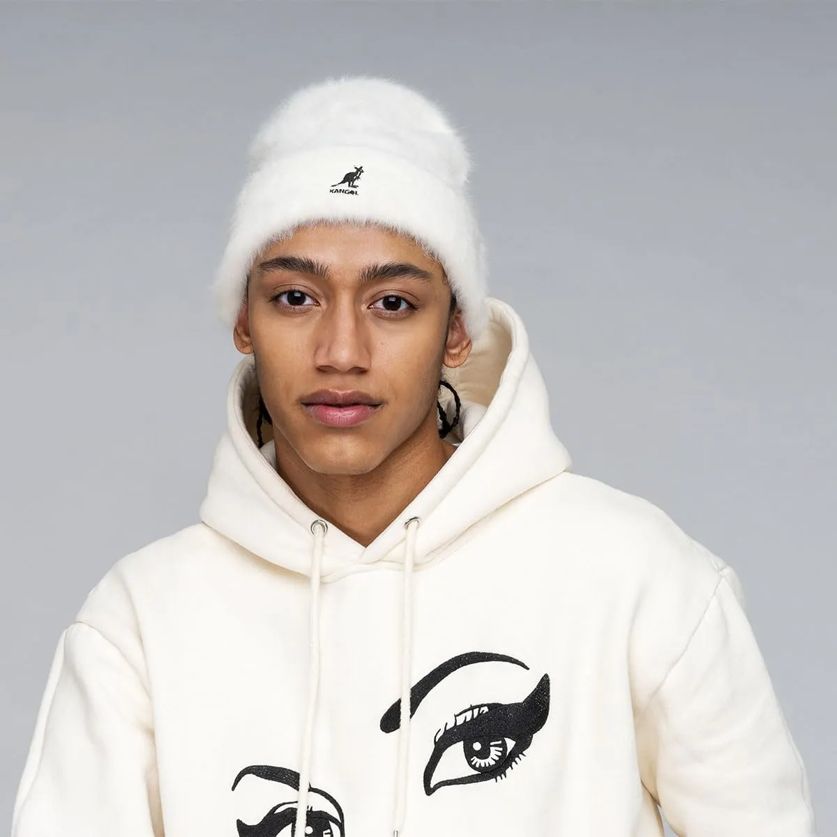 Kangol Furgora Cuff Beanie - Warm Grey / 1SFM Pull-Ons & Beanies