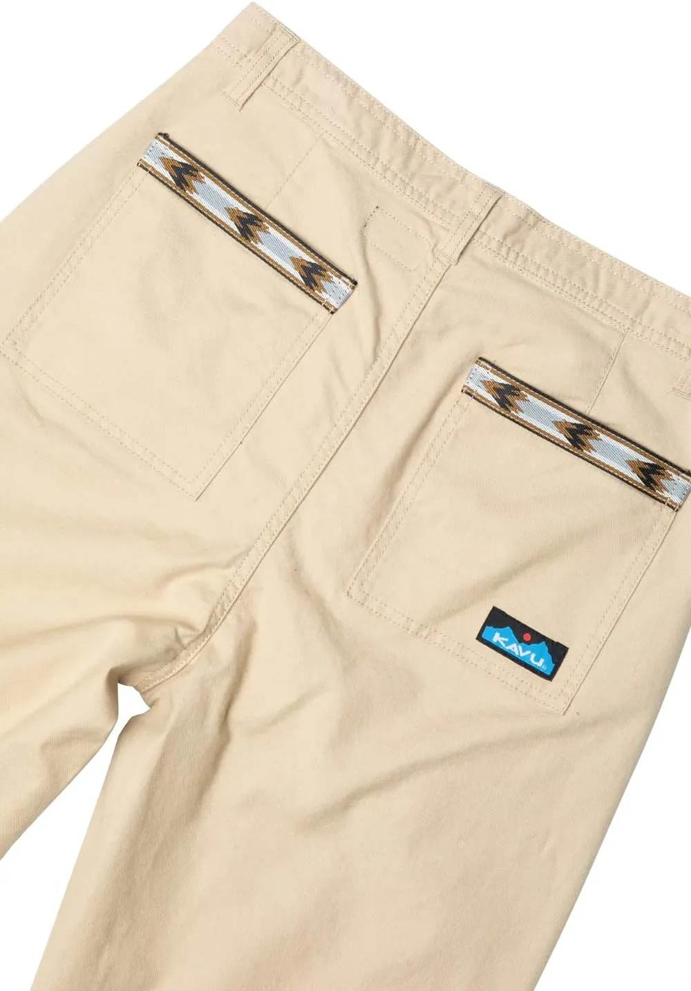 KAVU Peri Womens Cotton Etch High Rise Waist Slacks