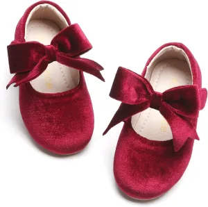 Kiderence Toddler Girls Dress Shoes Little Kids Mary Janes Ballet Flats Toddler
