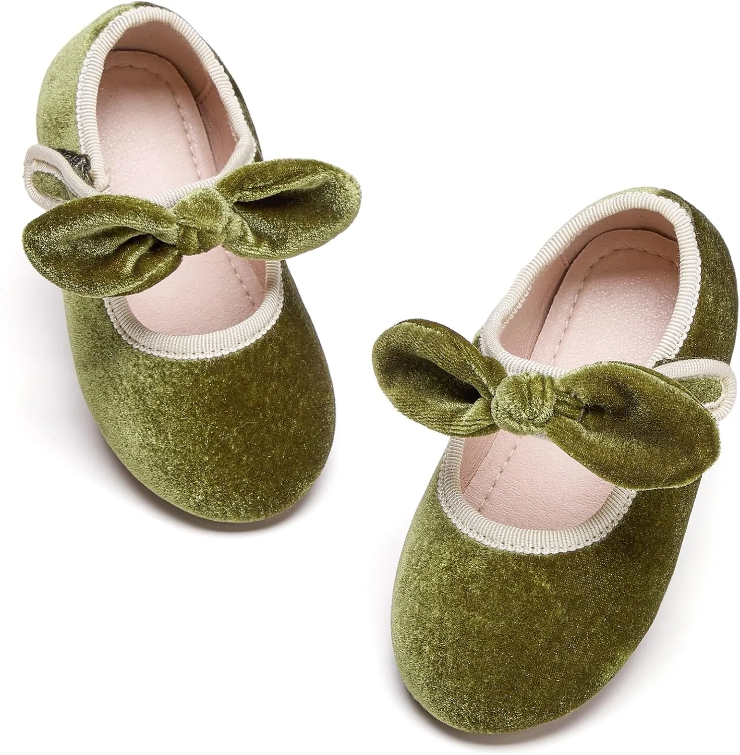 Kiderence Toddler Girls Dress Shoes Little Kids Mary Janes Ballet Flats Toddler
