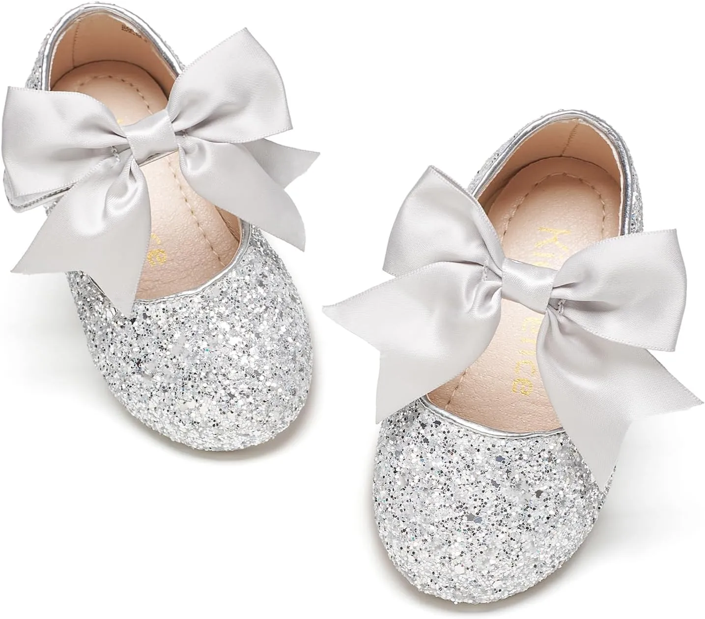 Kiderence Toddler Girls Dress Shoes Little Kids Mary Janes Ballet Flats Toddler