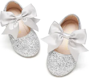 Kiderence Toddler Girls Dress Shoes Little Kids Mary Janes Ballet Flats Toddler