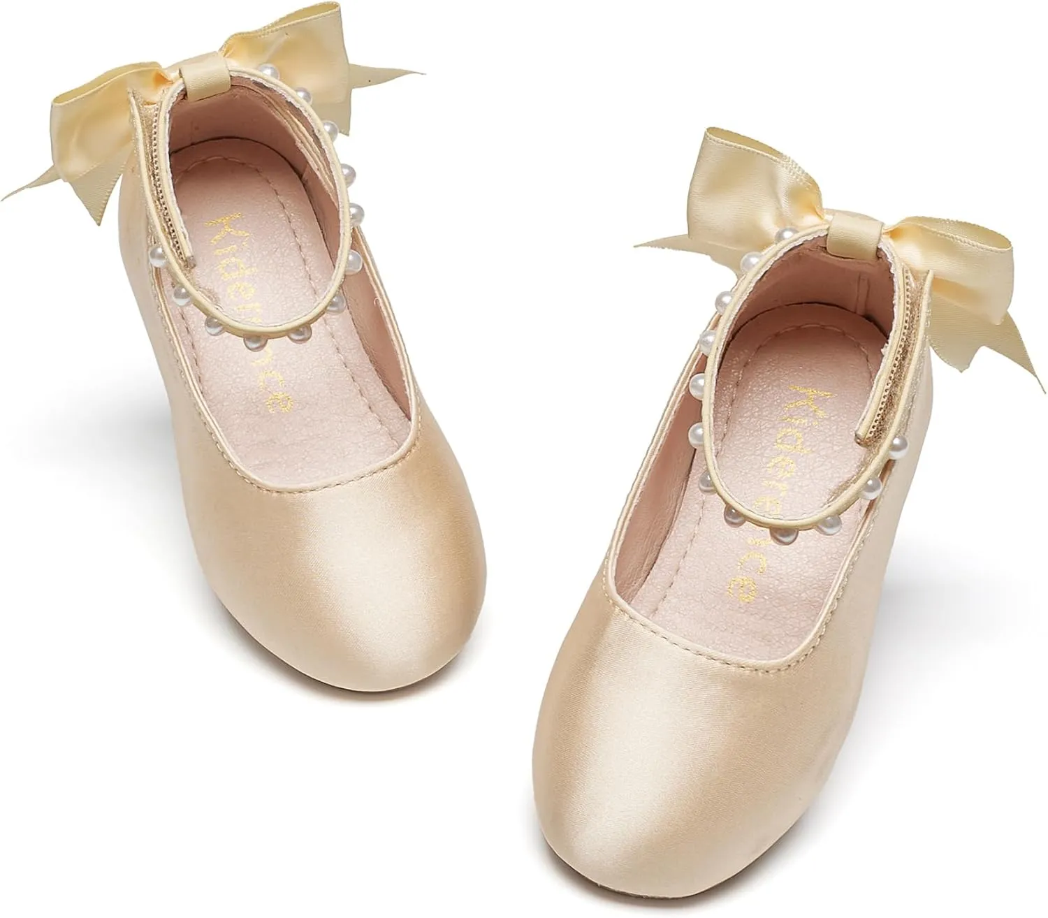 Kiderence Toddler Girls Dress Shoes Little Kids Mary Janes Ballet Flats Toddler