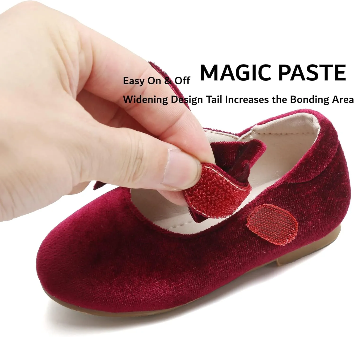 Kiderence Toddler Girls Dress Shoes Little Kids Mary Janes Ballet Flats Toddler