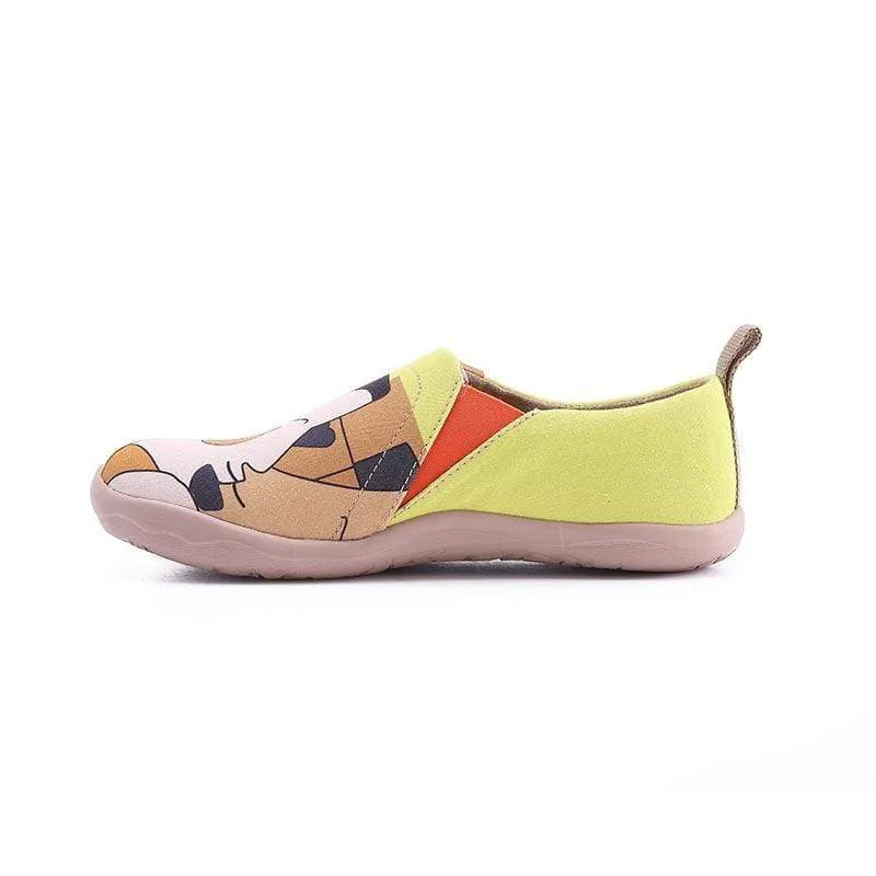Kiss Female Canvas Slip-ons