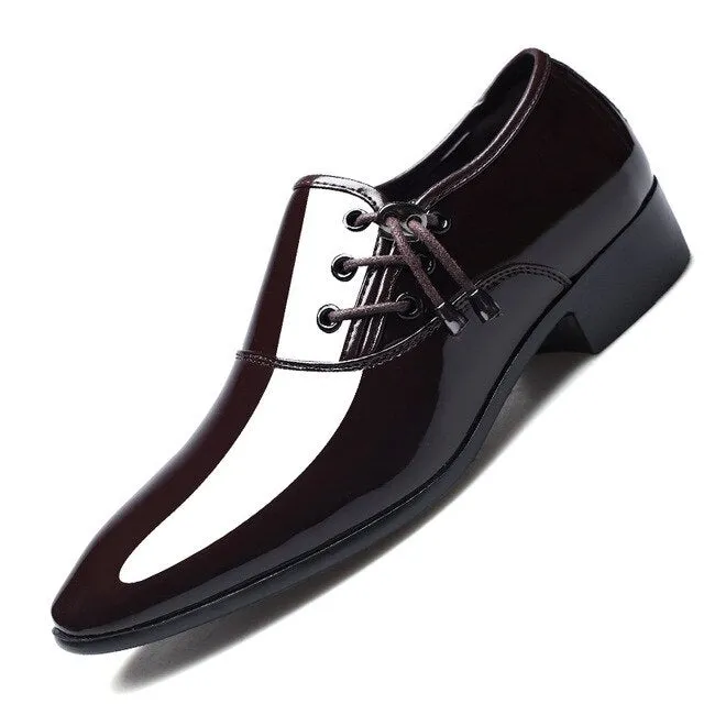 Kleid Schuhe Männer Oxford Patent