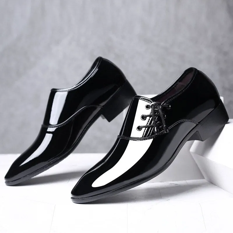 Kleid Schuhe Männer Oxford Patent
