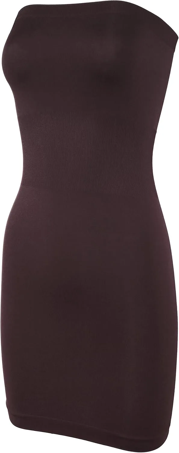 KMystic Seamless Strapless Tube Slip Dress