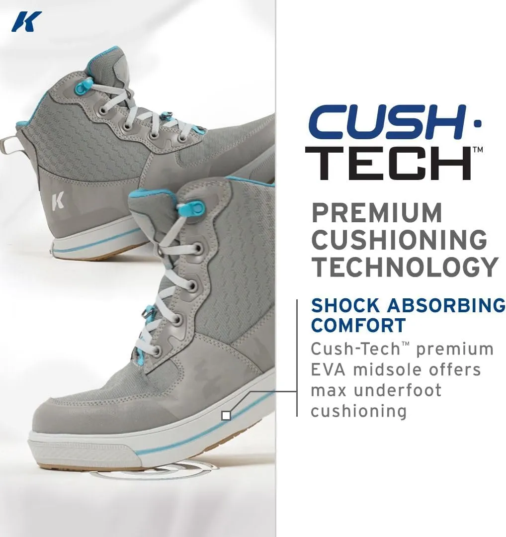 Korkers Men's Salt Sneaker boot With Fixed Kling-On Deck Sole
