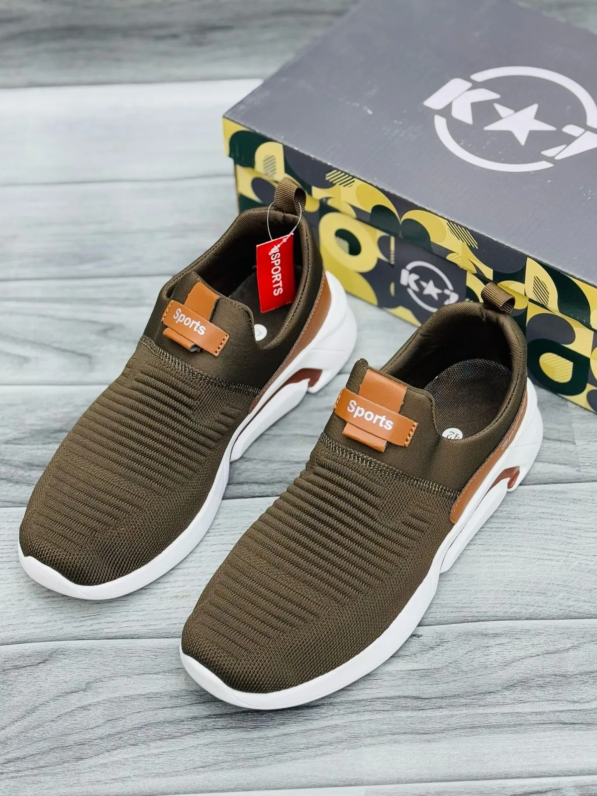 KXI Sports Slip-On Sneakers - Ultra-Lightweight & Breathable