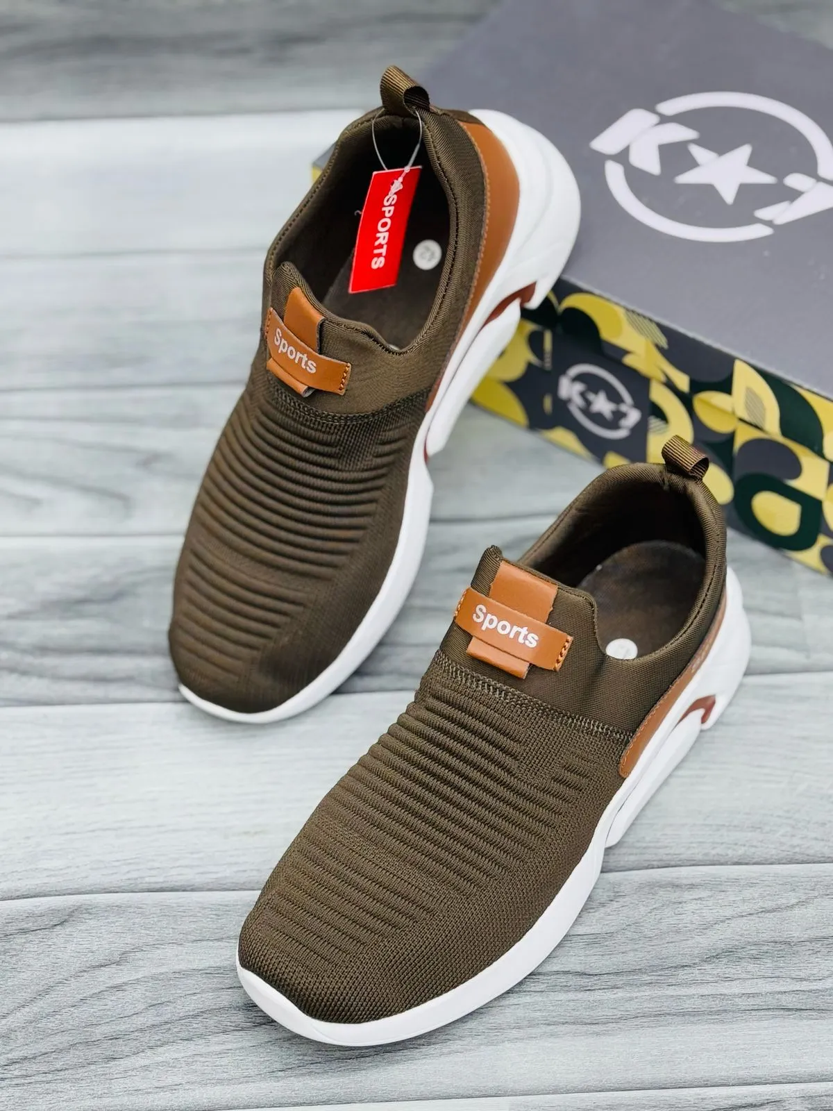 KXI Sports Slip-On Sneakers - Ultra-Lightweight & Breathable