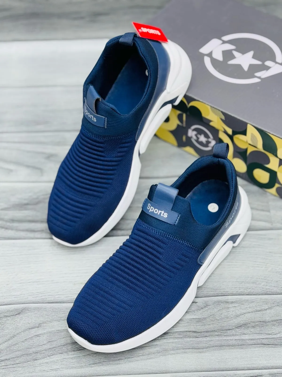 KXI Sports Slip-On Sneakers - Ultra-Lightweight & Breathable