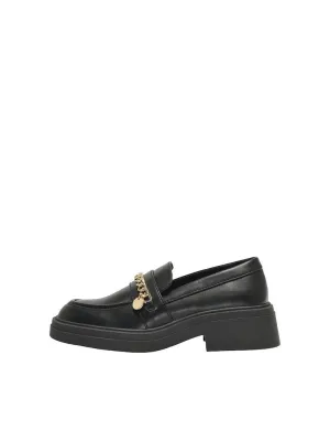 Lazuli Charm Loafer-Black