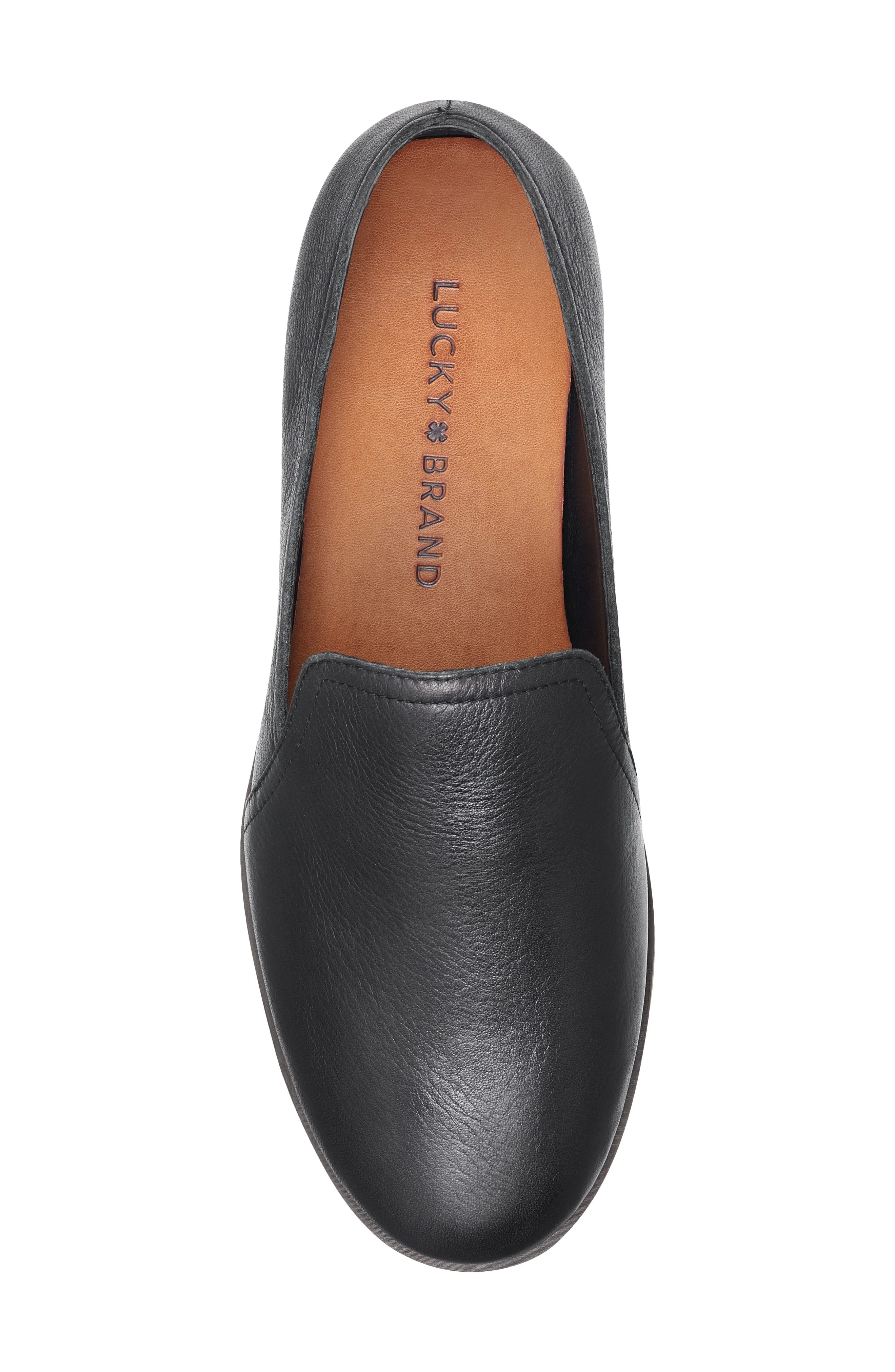 Loafer Lucky Flat Slip-On Courteous Dress Leather Clean lines Slipper Shoes Brazio Black Smoking Brand