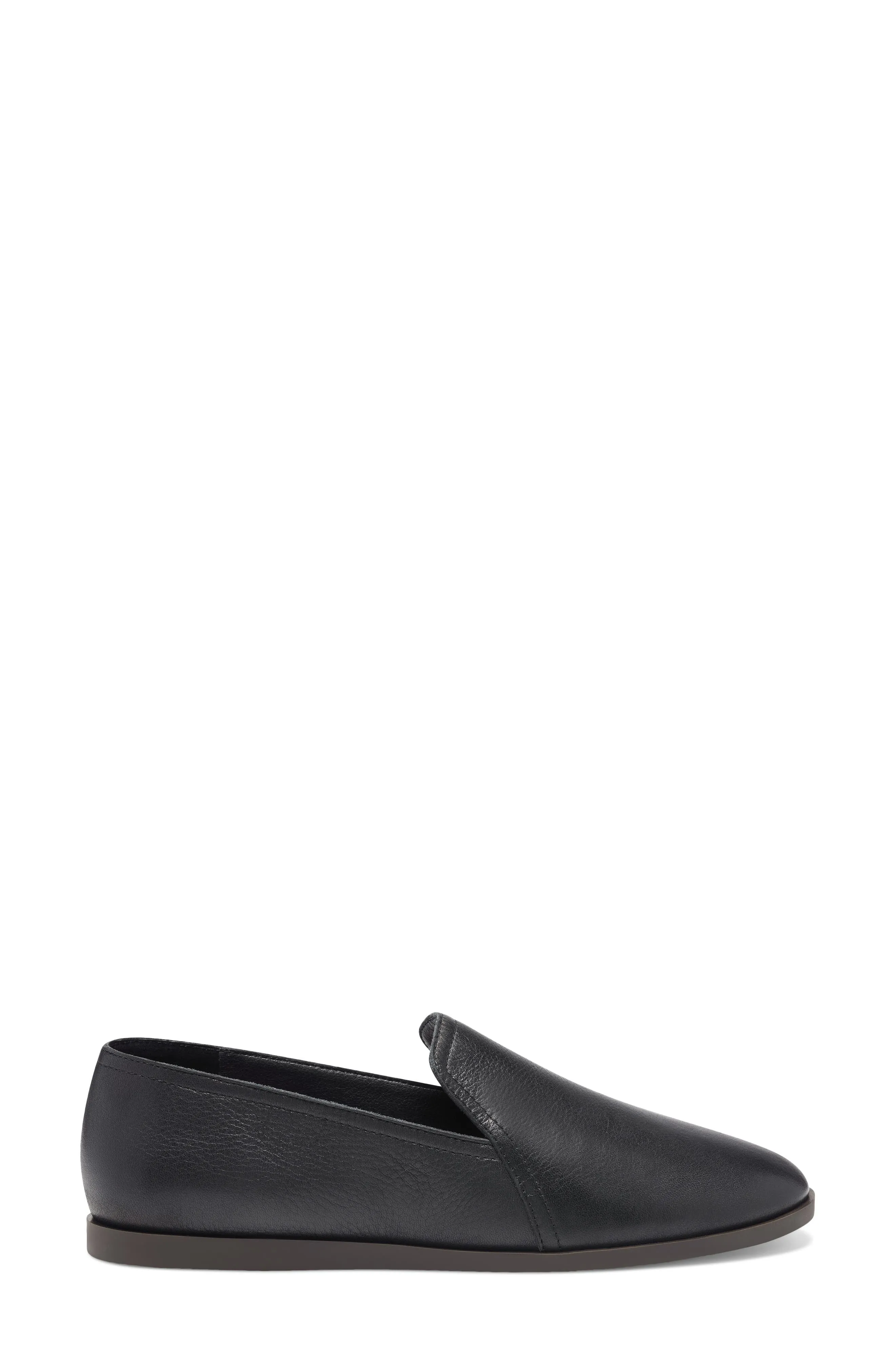 Loafer Lucky Flat Slip-On Courteous Dress Leather Clean lines Slipper Shoes Brazio Black Smoking Brand