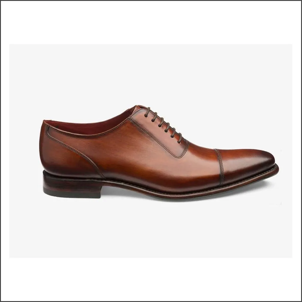 Loake Larch Chestnut Brown Leather Oxford@