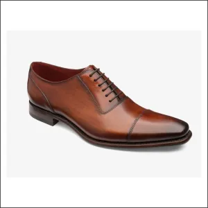 Loake Larch Chestnut Brown Leather Oxford@