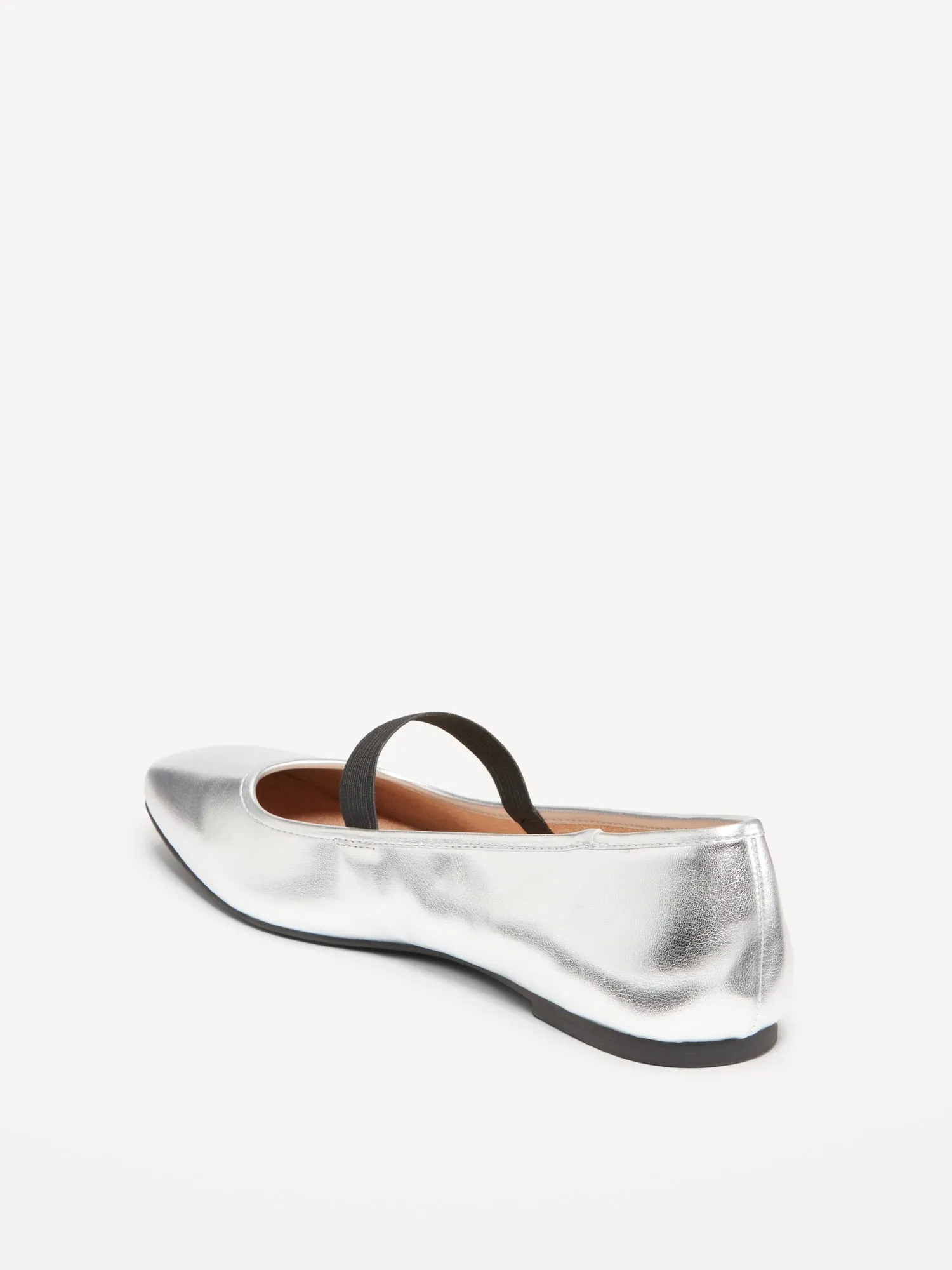 Mary Jane Square-Toe Ballet Flats