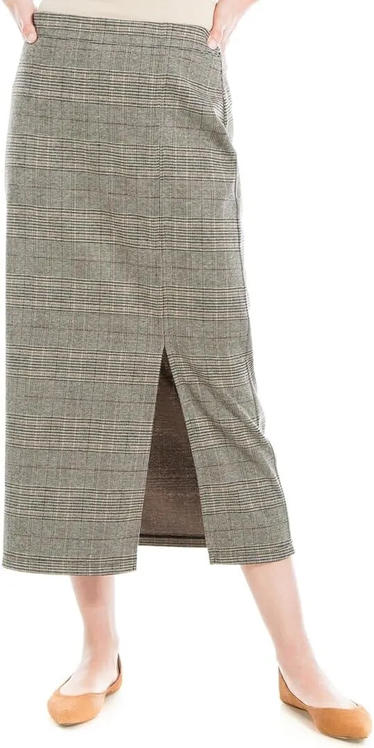 Max Studio Double Knit Midi Pencil Skirt