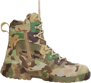 Men Climbing Trekking Hunting Boots, Tactical Military Soldier Boots, Outdoor Camo Mountain Hiking Sneakers Shoes