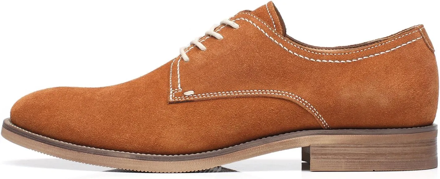 Mens Cap Toe Oxford Leather Lace Up Classic Comfortable Modern Formal Business Dress Shoes for Men