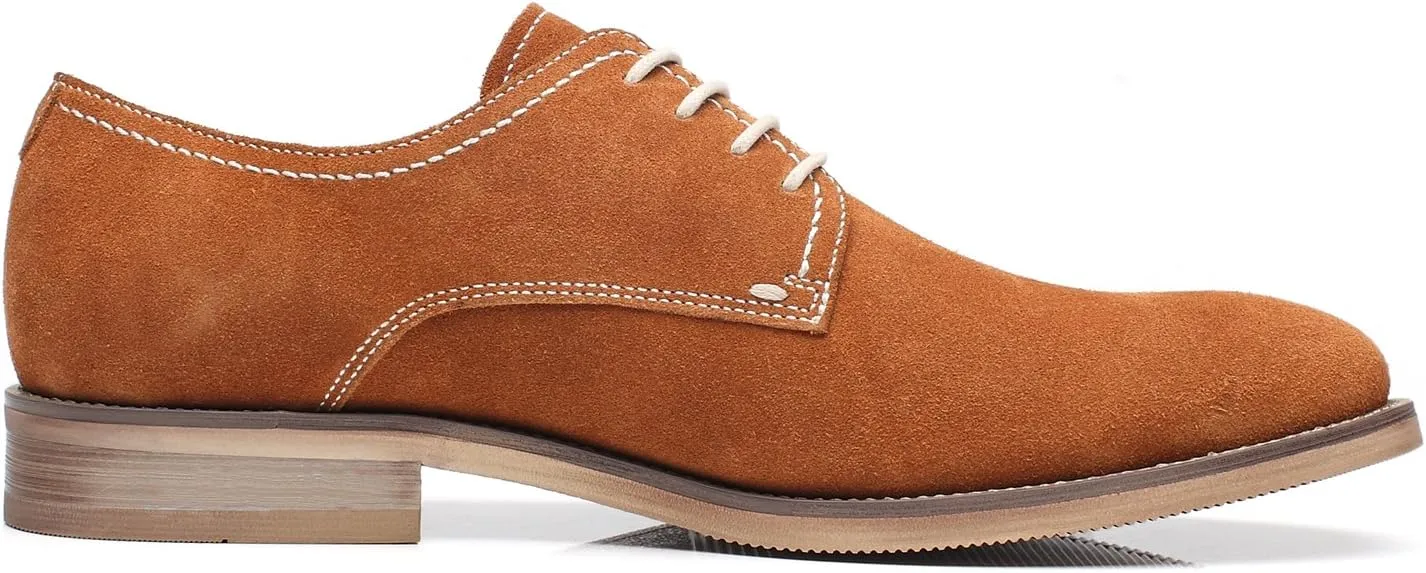 Mens Cap Toe Oxford Leather Lace Up Classic Comfortable Modern Formal Business Dress Shoes for Men