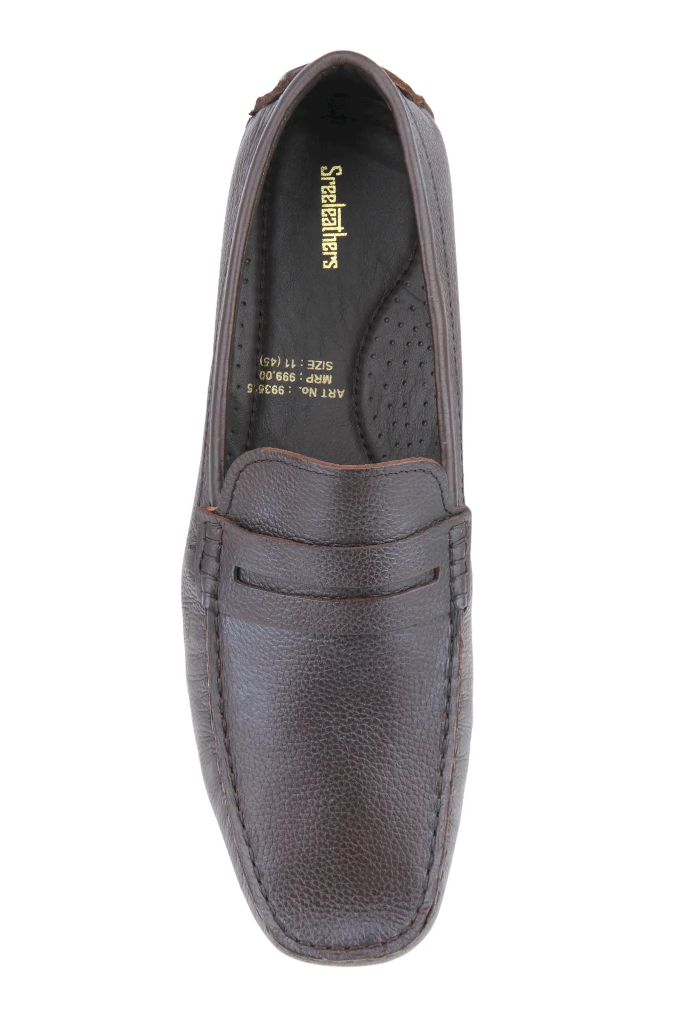 Mens leather loafer shoe 993515 (Special Size)