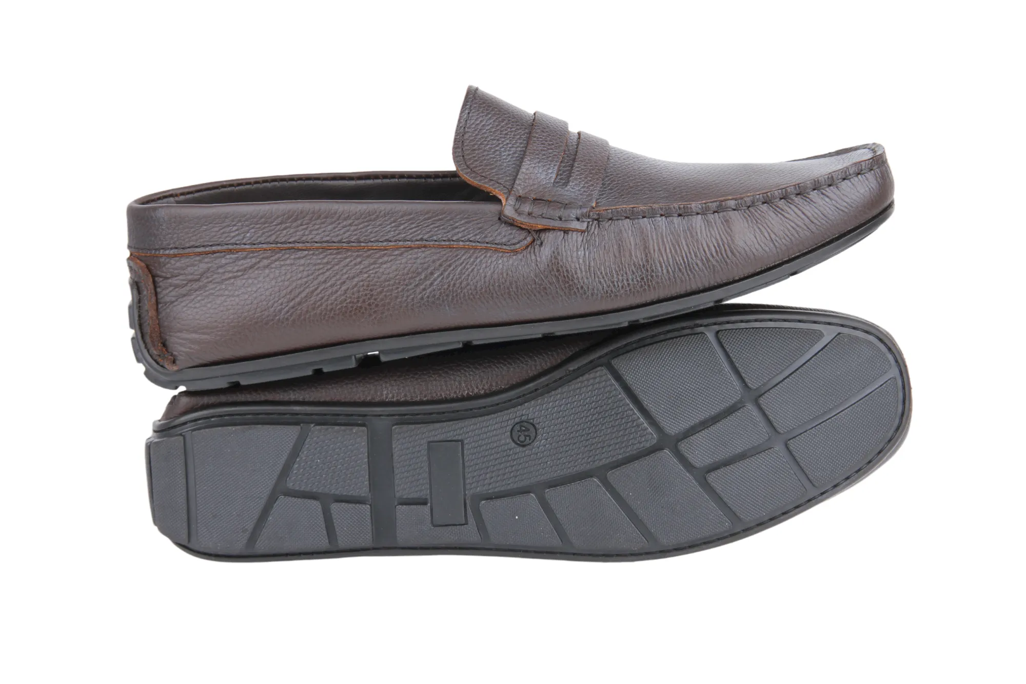 Mens leather loafer shoe 993515 (Special Size)