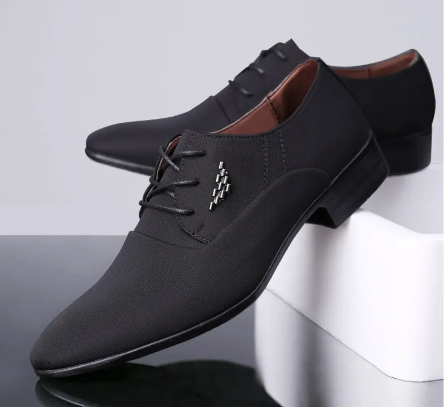 Mens Luxury Classic Canvas Shoes Men Formal Shoes - Many Colours