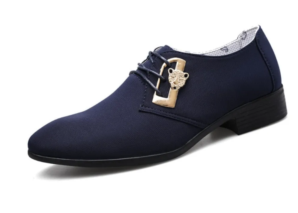Mens Luxury Classic Canvas Shoes Men Formal Shoes - Many Colours