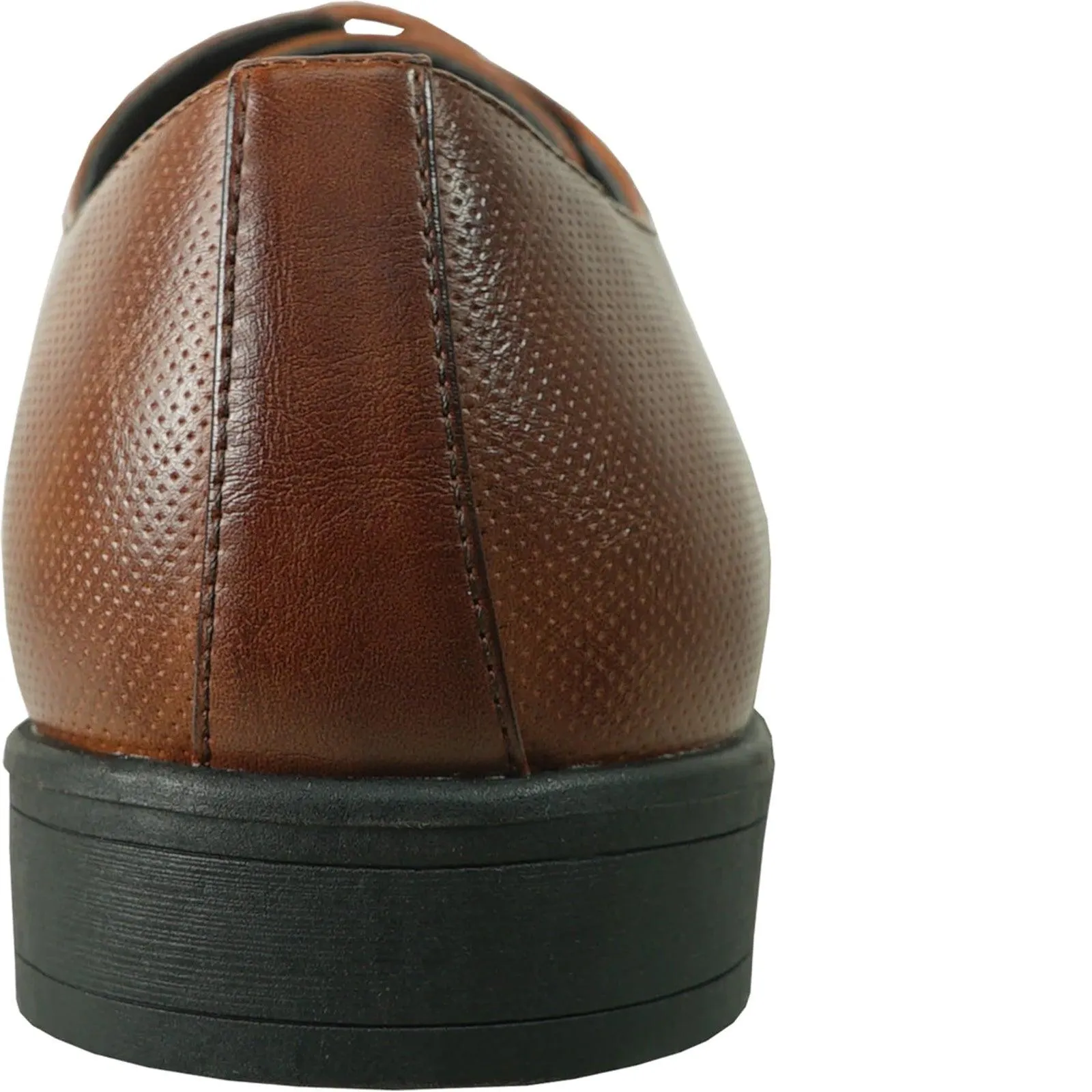 Men's "Bravo" Cognac Cap Toe Oxford - Elegant Lace-Up Dress Shoes