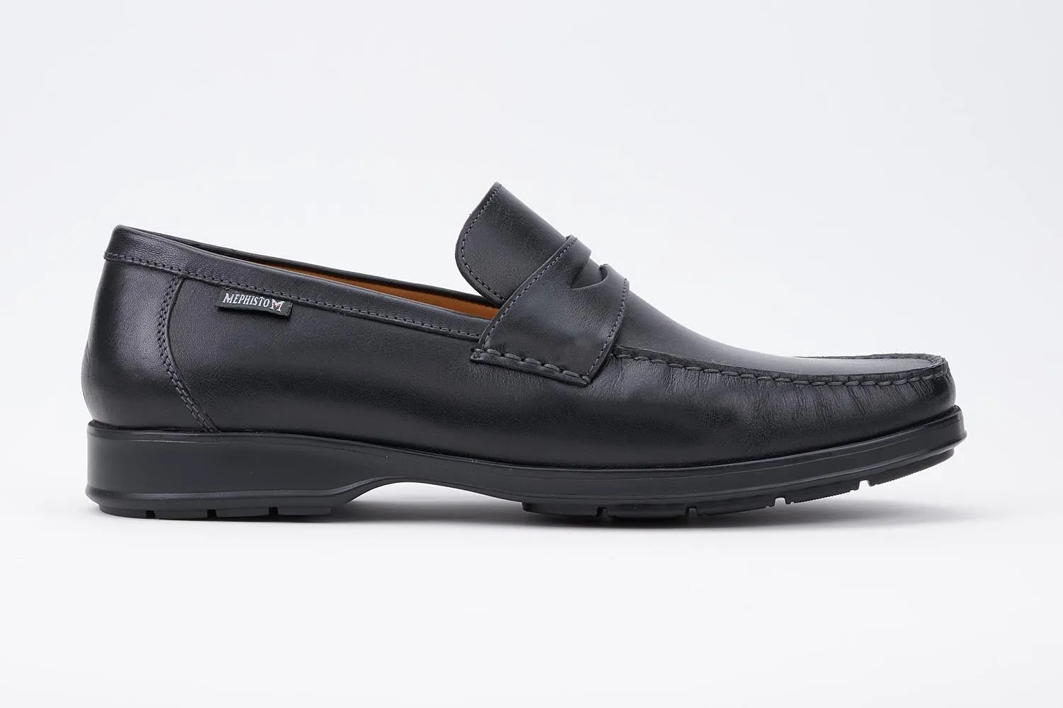 Mephisto Men's Howard Black Smooth Leather Loafer