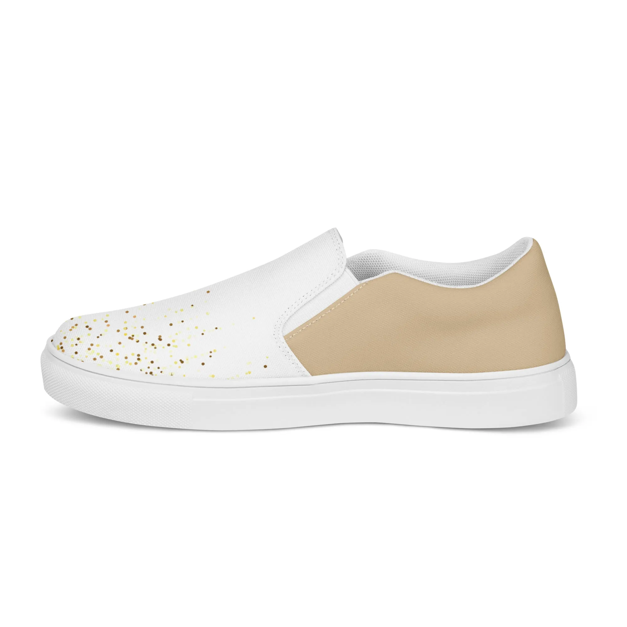Neutral - Women's Canvas Slip-On Sneakers