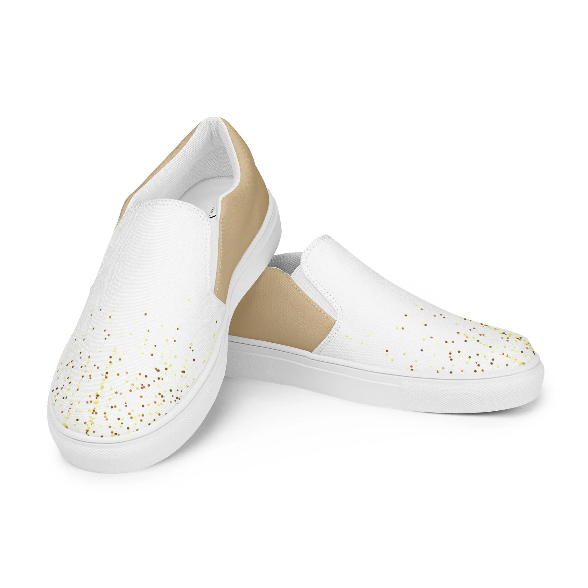 Neutral - Women's Canvas Slip-On Sneakers