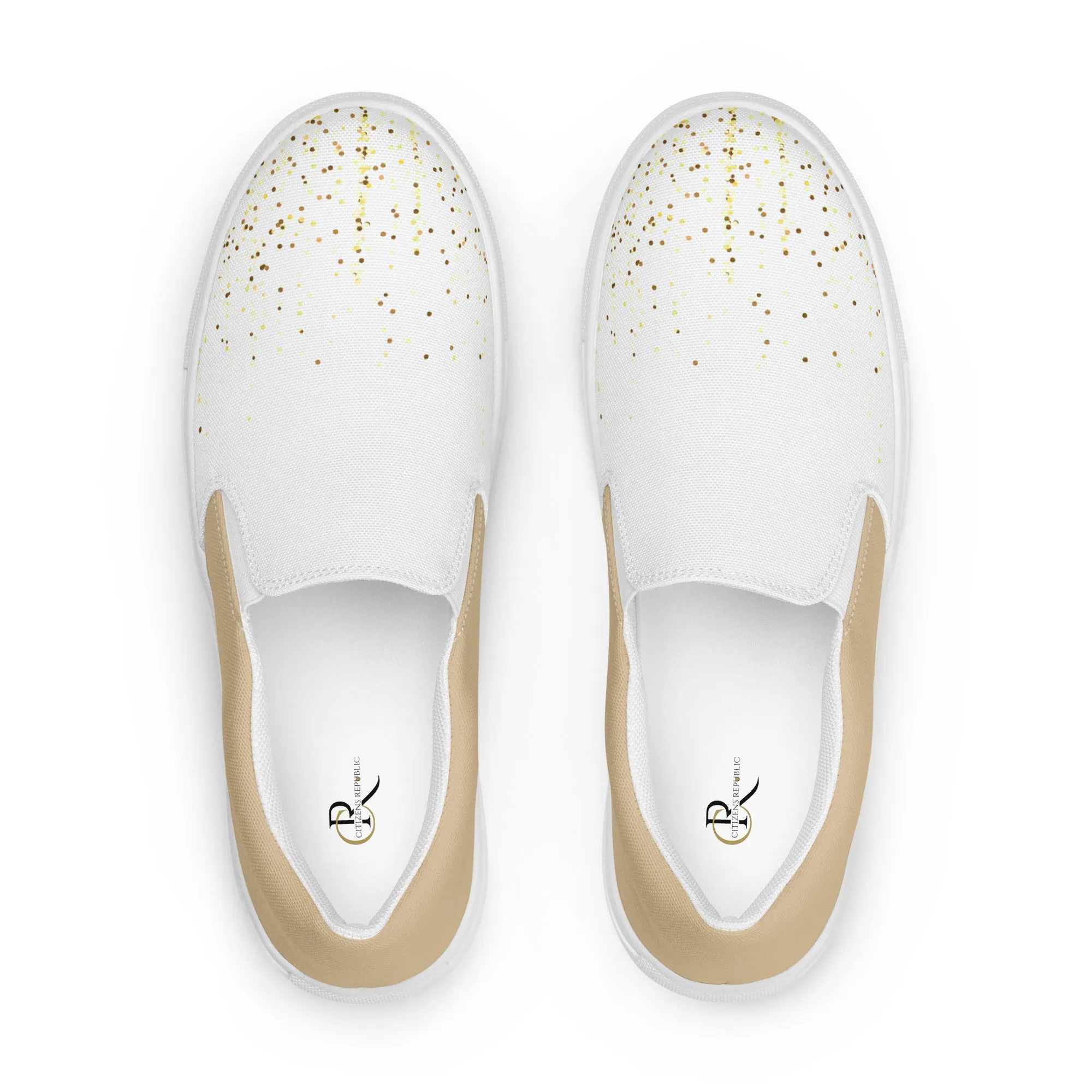 Neutral - Women's Canvas Slip-On Sneakers