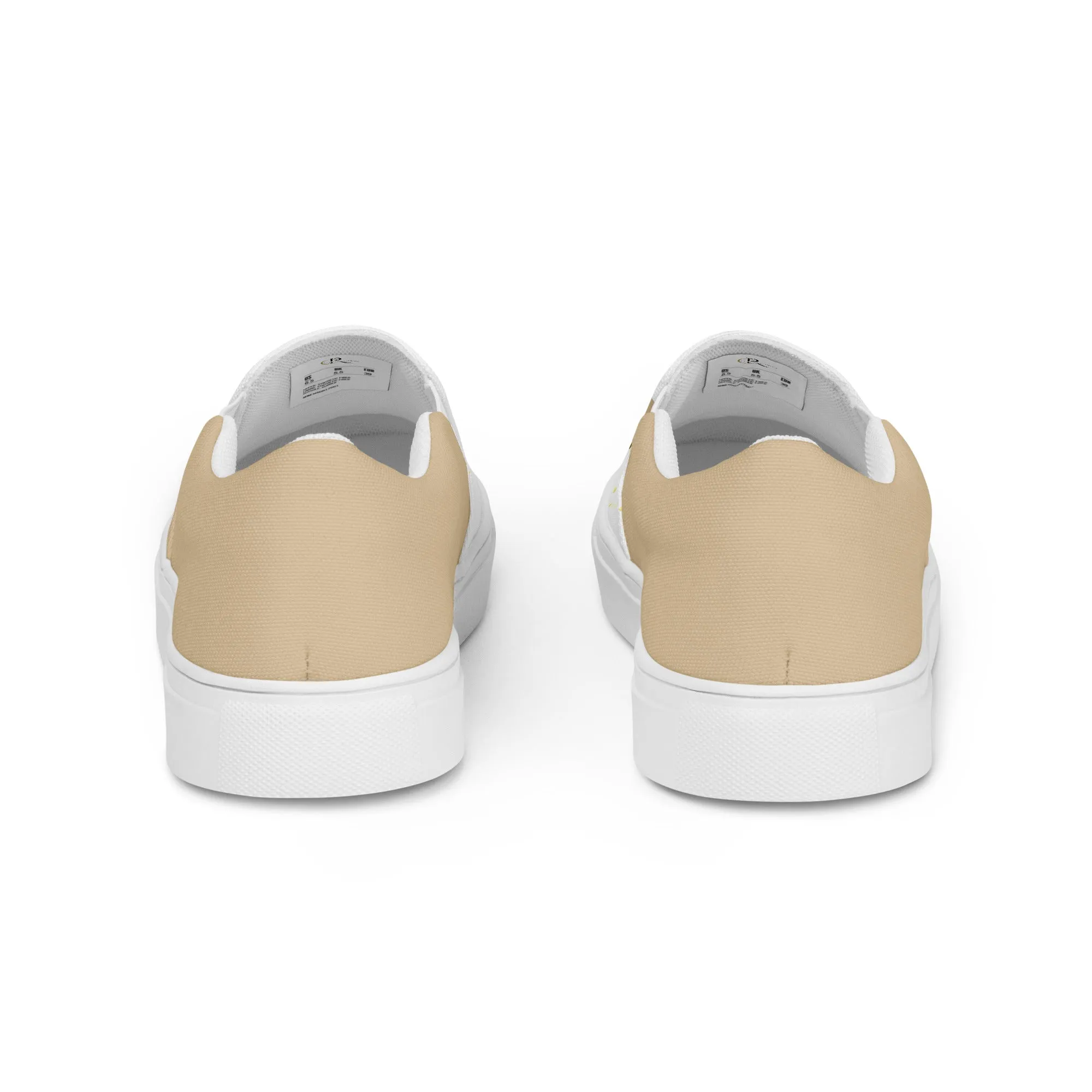 Neutral - Women's Canvas Slip-On Sneakers