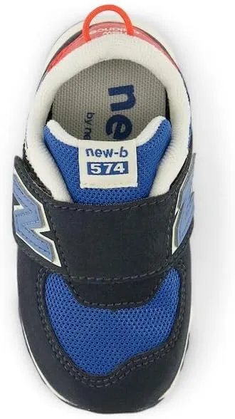 New Balance Baby-Boy's 574 V1 Varsity Suede New-b Hook and Loop Sneaker