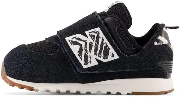 New Balance Baby-Girl's 574 New-b V1 Animal Hook and Loop Sneaker