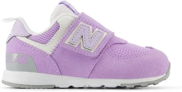 New Balance Baby-Girl's 574 V1 Essentials Comfort New-b Hook and Loop Sneaker