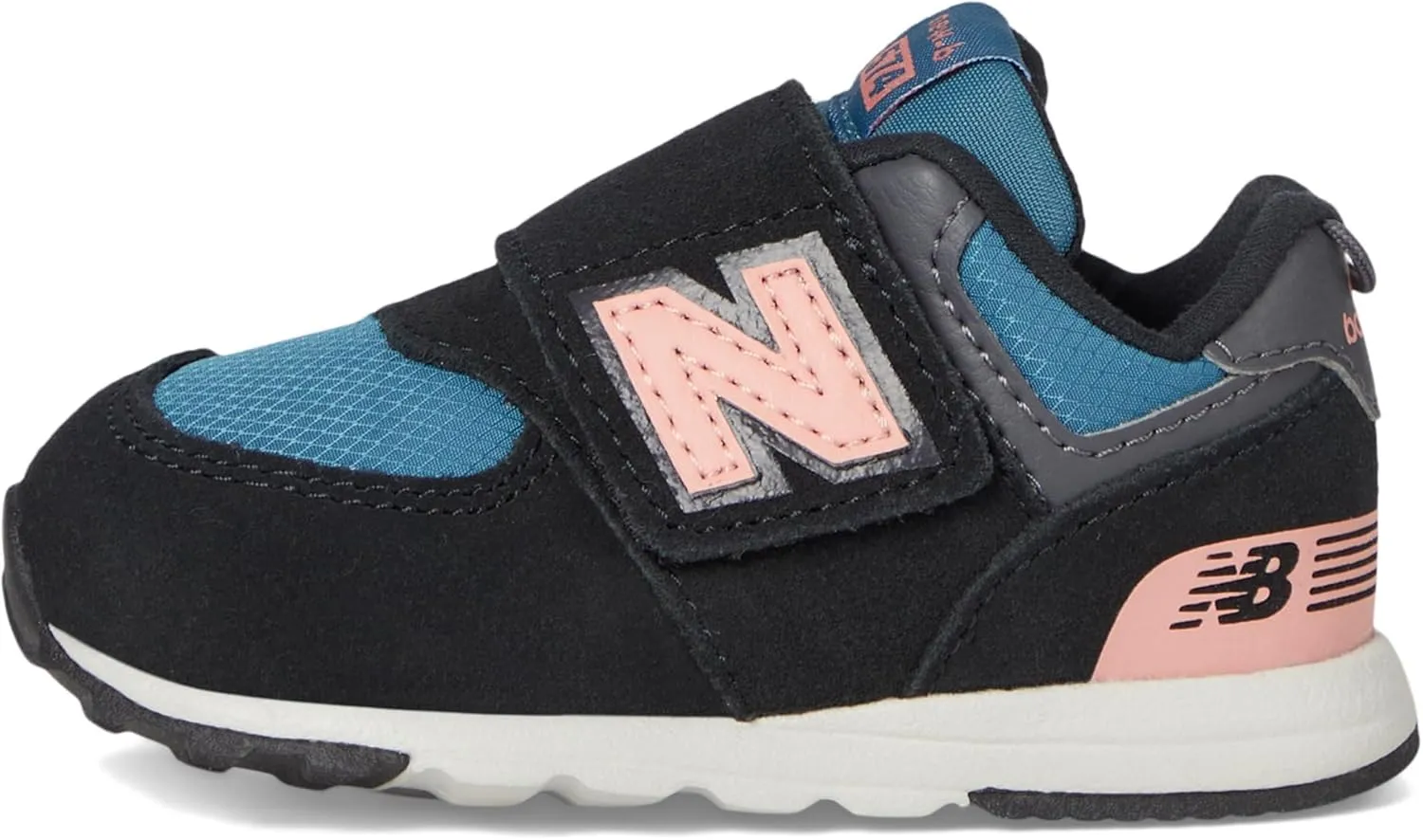 New Balance Baby-Girl's 574 V1 Season New-b Hook and Loop Sneaker