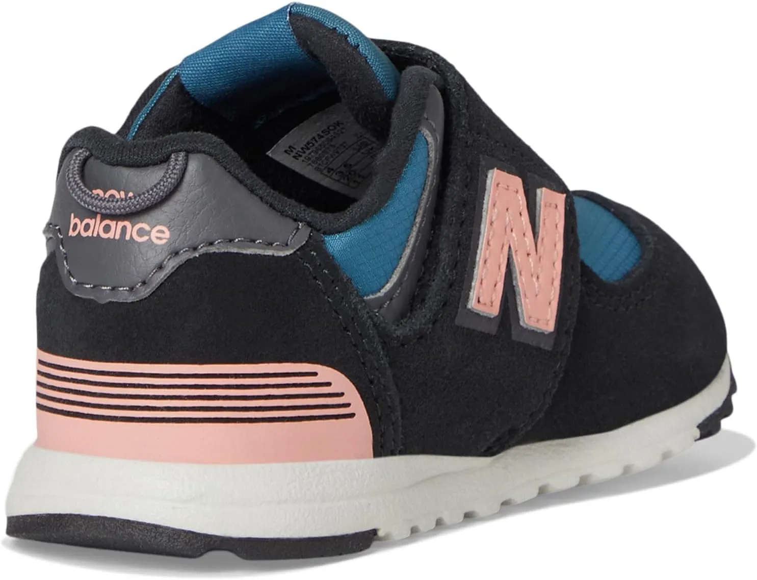 New Balance Baby-Girl's 574 V1 Season New-b Hook and Loop Sneaker