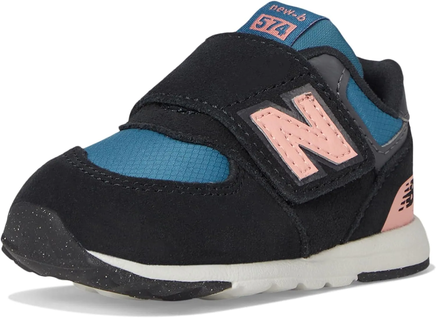 New Balance Baby-Girl's 574 V1 Season New-b Hook and Loop Sneaker