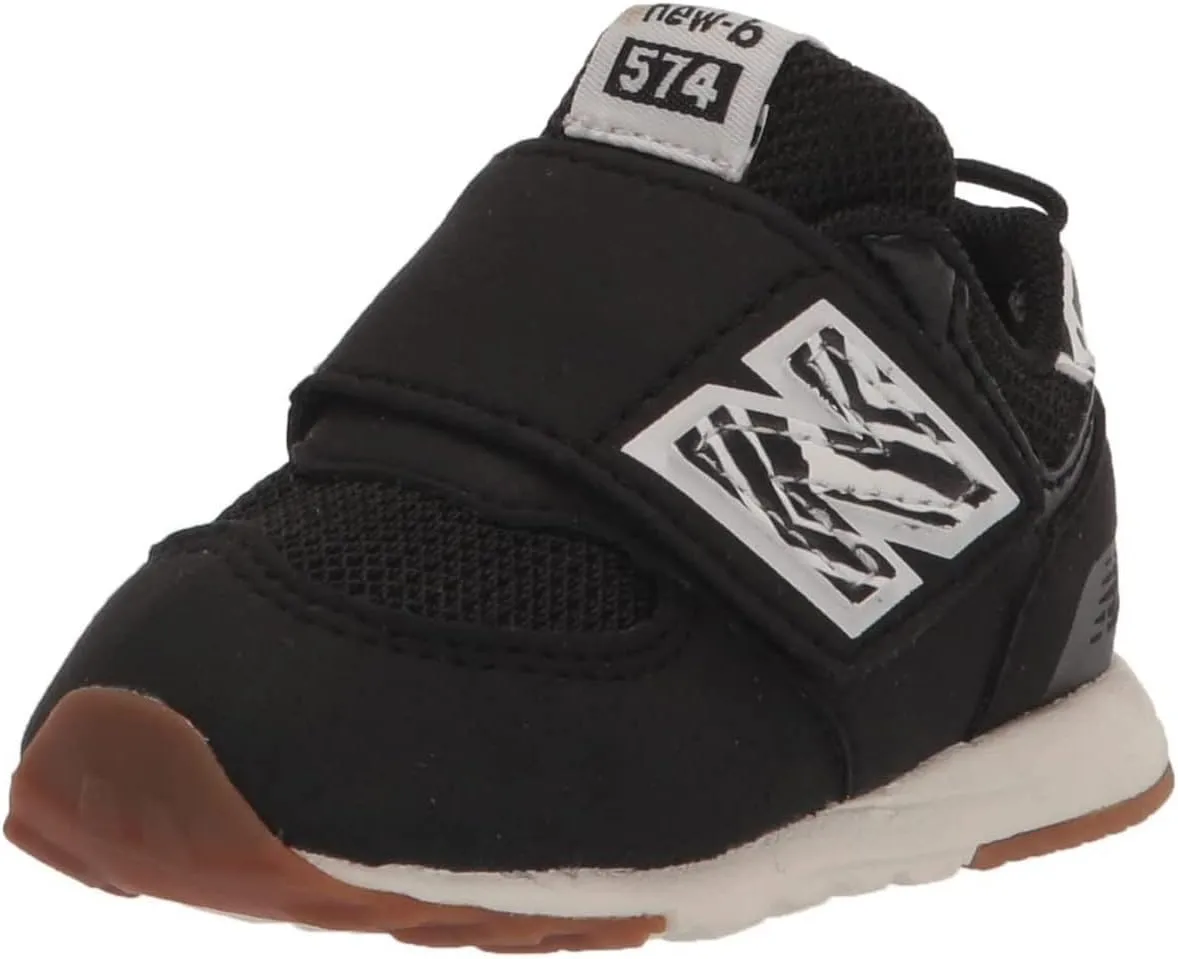 New Balance Girl's 574 New-b V1 Animal Hook and Loop Sneaker
