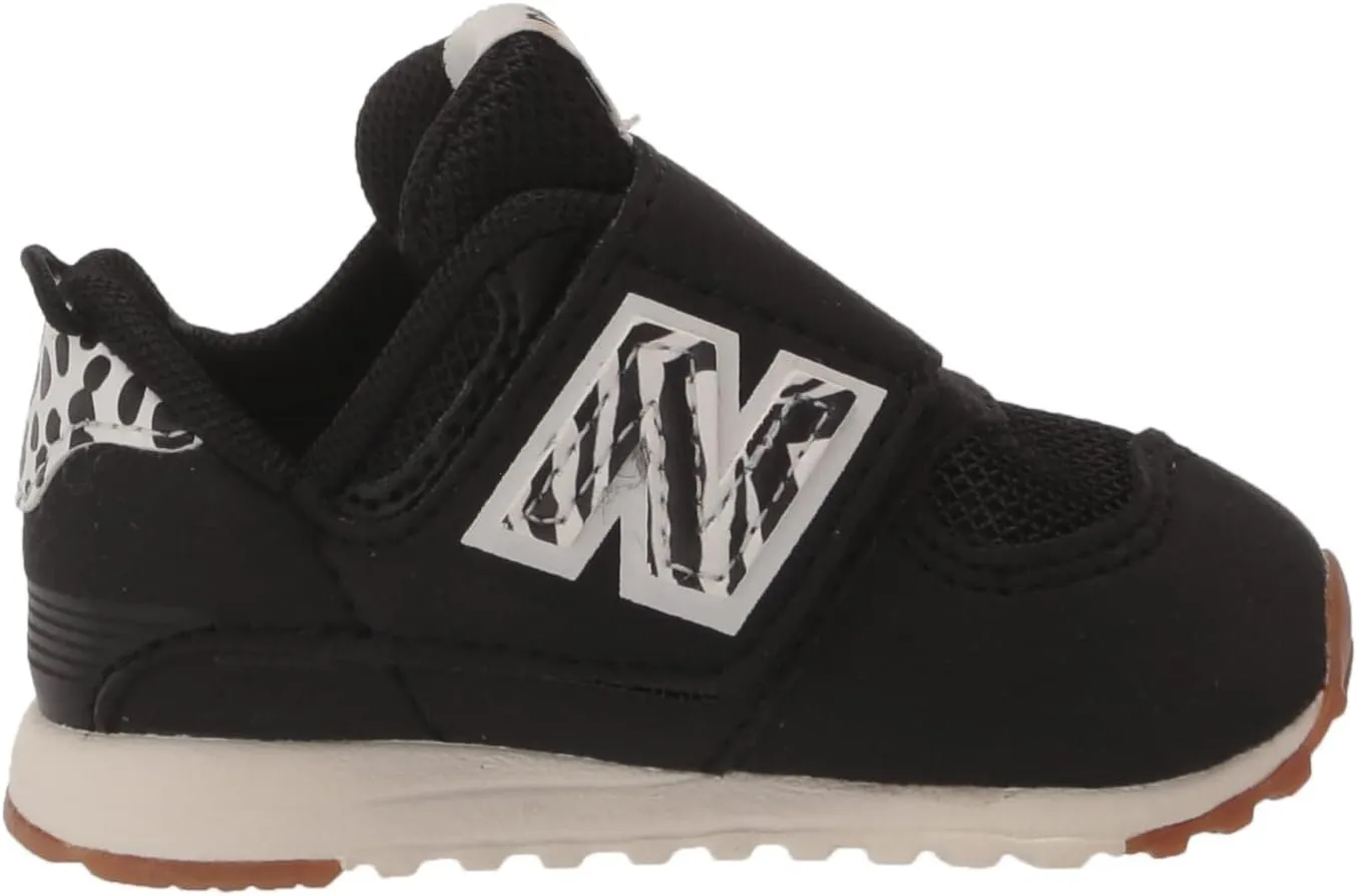 New Balance Girl's 574 New-b V1 Animal Hook and Loop Sneaker