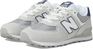 New Balance Kids 574 V1 70s Racing Lace-up Sneaker, Brighton Grey/Nb Navy, 13.5 US Unisex Little