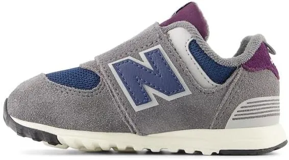 New Balance Unisex-Child 574 New-b V2 Konkrete Jungle Hook and Loop Sneaker
