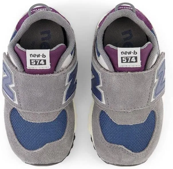 New Balance Unisex-Child 574 New-b V2 Konkrete Jungle Hook and Loop Sneaker