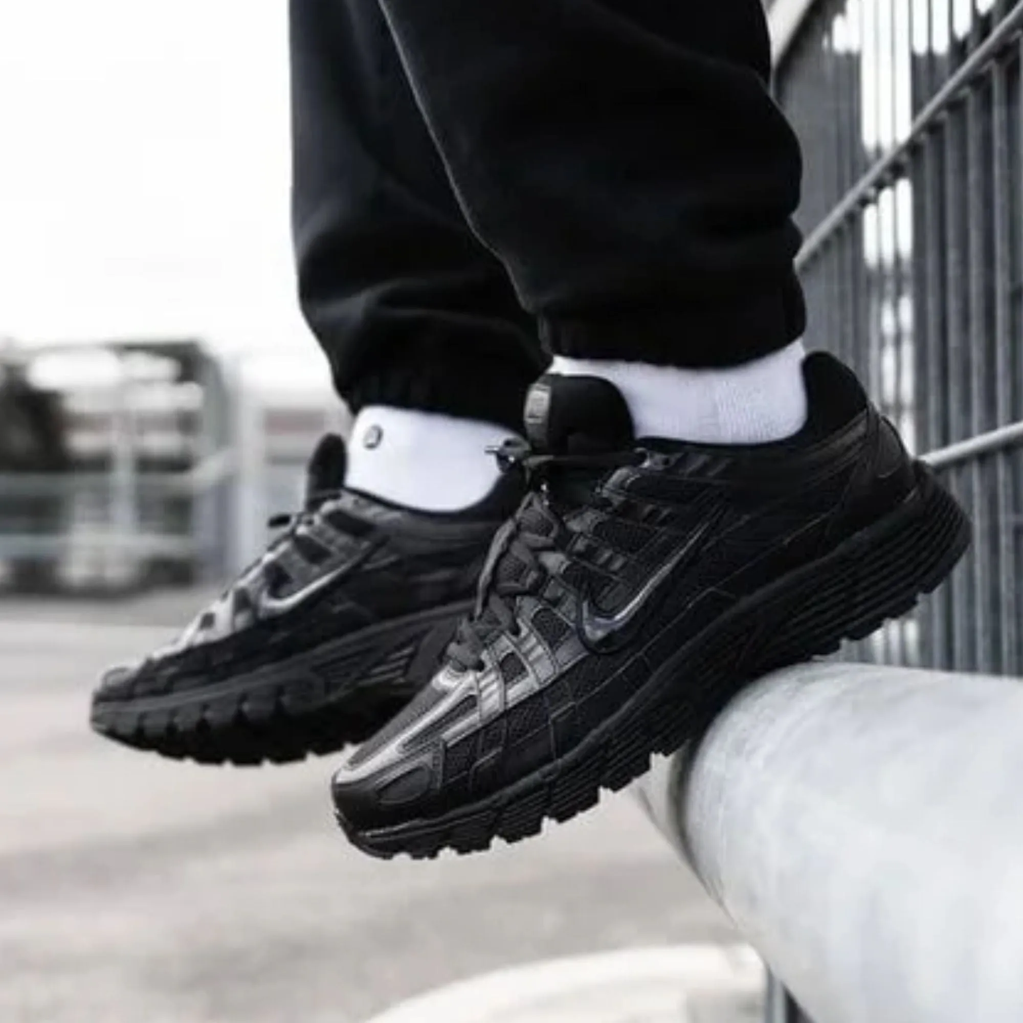 Nike P-6000 Premium Triple Black