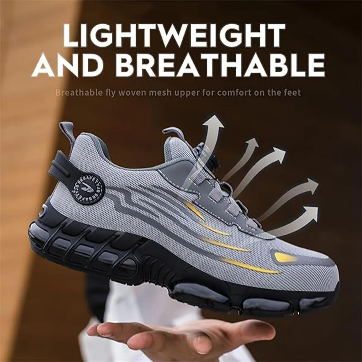 Noozier Safety Shoes, Noozier Safety Shoes Mens Steel Toe, Safe Toe Shoe for Men & Women Industrial and Construction Industries, Puncture-Proof